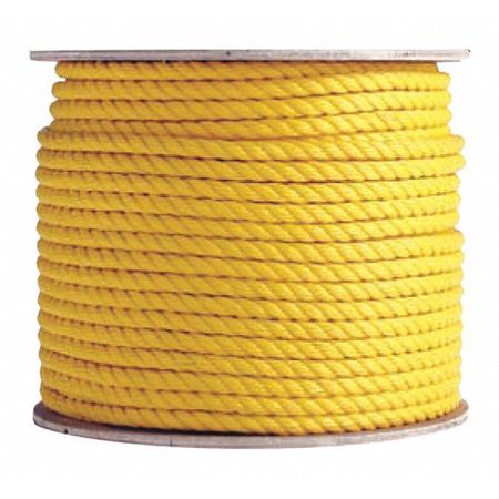 JAYDEE BOEN Poly Rope, Yellow, 3/4"X600ft YR-34600