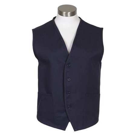 FAME FABRICS Vest, 2 Pocket, Navy, V65, MD 23300