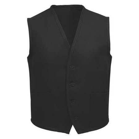 FAME FABRICS Vest, 2 Pocket, Black, V65, MD 23324