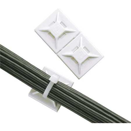 PANDUIT Cable Tie Mount, Adhesive Backed, PK500 ABMM-AT-D0