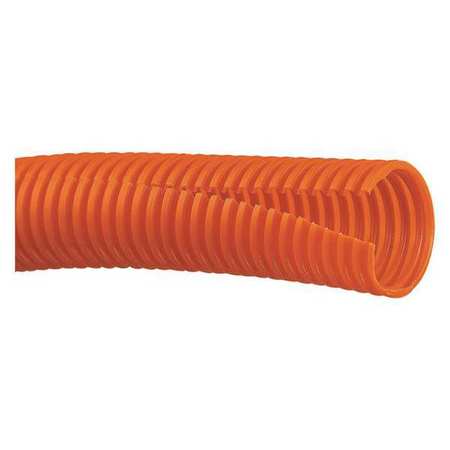 Panduit Corrugated Loom Tubing, 1"x100ft L, Orange CLT100F-C3