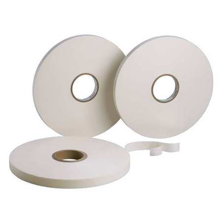PANDUIT Foam Tape, Acrylic, 1/32"x1"x72yd, Wh, 1rl P32W2A2-100-72
