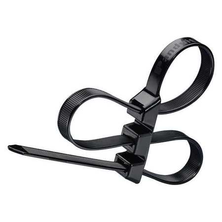 PANDUIT Cable Tie, 20"L, Nylon, Black, PK100 PL3B5EH-C0