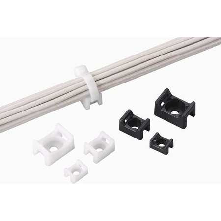 PANDUIT Cable Tie Mount, Screw Applied, PK1000 TM3S25-M