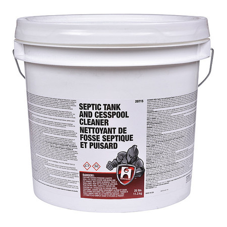 HERCULES Cesspool Cleaner/Degreaser, 25 lb. Pail, Liquid 20715