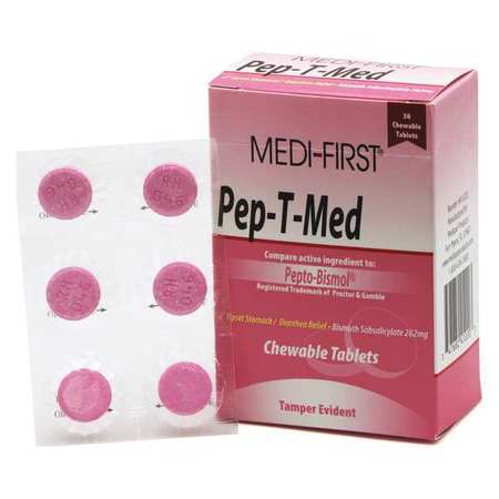 MEDIQUE Pep-T-Med Antacid, for Upset Stomach 41220