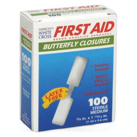 MEDI-FIRST Butterfly Medium Bandages 60233