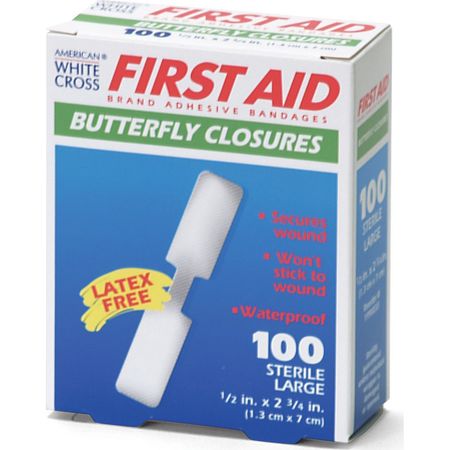 Medi-First Butterfly Large Bandages 60333