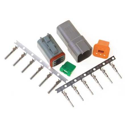 Techflex Deutsch, Connector Kit, 6 Pin DT06GY