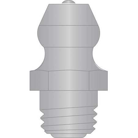 HERITAGE Grease Fitting, 1/4"-28SAE-LT SS PV H1641S