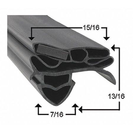 TRUE MANUFACTURING Door Gasket, 26-1/4" x 53-5/8" 811125