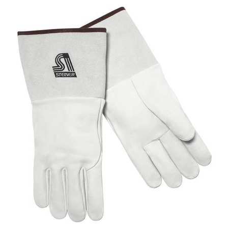 STEINER INDUSTRIES Welding Gloves, TIG Application, Beige, PR 0223-XS