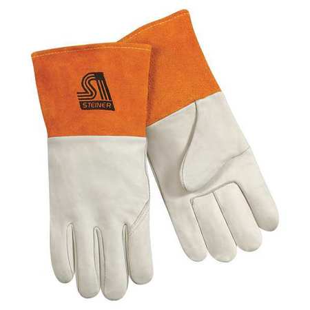 STEINER MIG Welding Gloves, Cowhide Palm, L, PR 0217-L