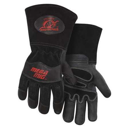 Steiner Industries Welding Gloves, MIG Application, Black, PR 0235-S