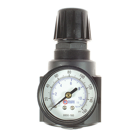 COILHOSE PNEUMATICS Regulator W/Gauge 0-200PSI 1/2" CO 27R4-GH