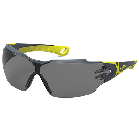 HEXARMOR Safety Glasses, Wraparound Gray Polycarbonate Lens, Anti-Fog, Scratch-Resistant 11-13004-02