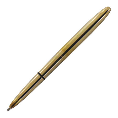 Fisher Space Pen Bullet Pen, Brass, Raw Brass 400-RAW