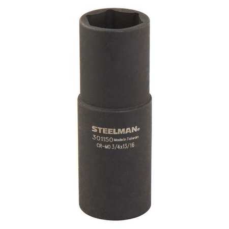 STEELMAN 1/2" Drive Impact Socket black oxide 301150