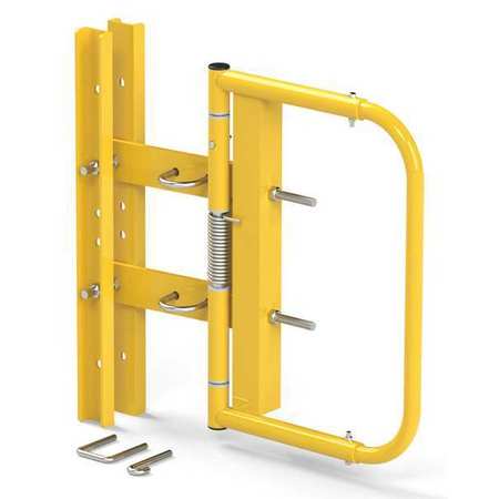 EGA Self-Closing Gate, Narrow, 16-26", Yellow SCG-N-Y