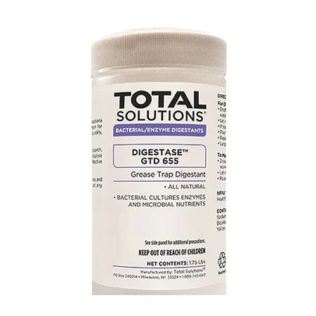 TOTAL SOLUTIONS Grease Trap Digestant, 50 lb. Box, Powder 5115050