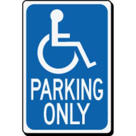 HY-KO Reflective Sign, Handicapped Parking, HD HW-13HDR