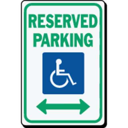 HY-KO Reflective Sign, Reserved Parking, HD HW-32HDR