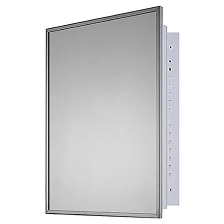 KETCHAM 18" x 24" Deluxe Recessed Mounted SS Framed Medicine Cabinet 174