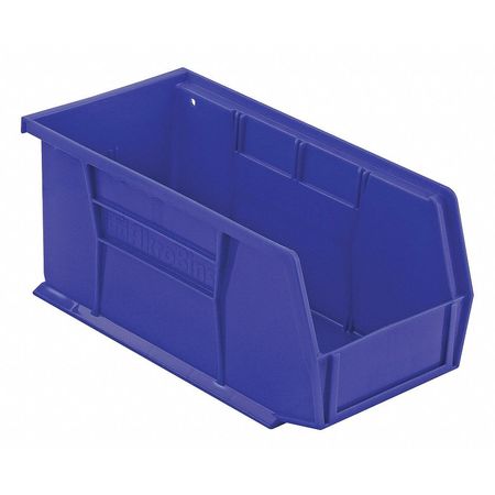 80/20 Not Specified Storage Bin, Plastic, 139.70mm W, 127.00mm H, Blue, 276.23mm L 65-2250-BLU