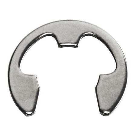 ROTOR CLIP External-E E-Clip, Stainless Steel Passivated Finish, 10 mm Shaft Dia DE-090-SS