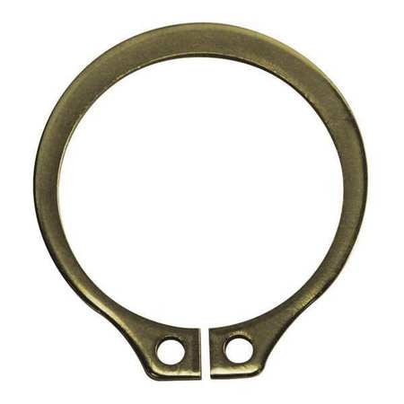 ROTOR CLIP External Retaining Ring, Steel Zinc Yellow Finish, 20 mm Shaft Dia DSH-020-ZD