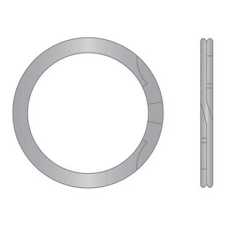 G.L. HUYETT Internal Retaining Ring, 18-8 Stainless Steel, Plain Finish, 2 in Bore Dia. RRN-200-S02