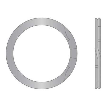 G.L. HUYETT Internal Retaining Ring, 18-8 Stainless Steel, Plain Finish, 1.375 in Bore Dia. RR-137-S02