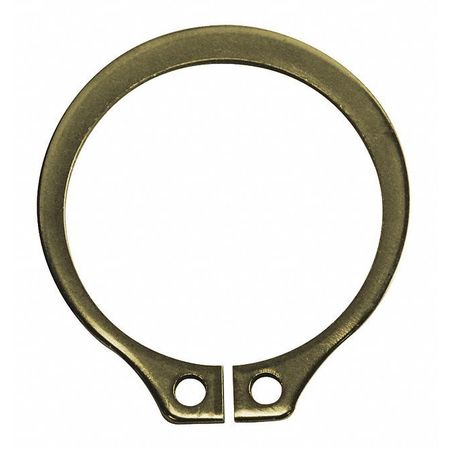 Rotor Clip External Retaining Ring, Steel Zinc Yellow Finish, 1-3/4 in Shaft Dia SH-175-ZD