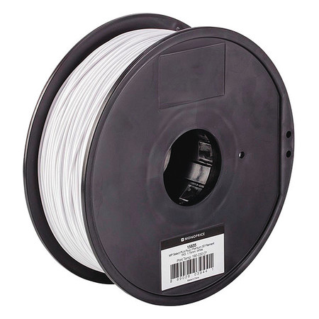 Monoprice Pla Plus+ 3D Filament, 1Kg 1.75mm, Wht 15835