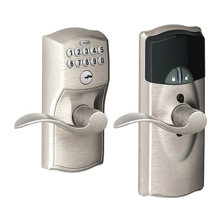 Schlage Camelot Accent Lever Keypad Entry Z-Wave FE599NXCAM619ACC