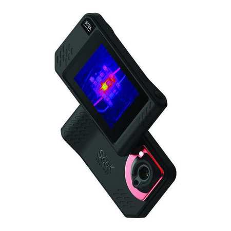 Seek Thermal Camera, 70 mK, -40 Degrees  to 626 Degrees F, Auto Focus, 3.5 in Touch Screen Color LCD Display SQ-AAA