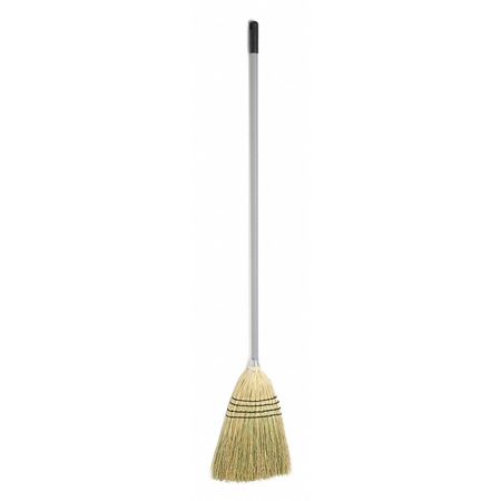 HARPER Corn Broom, Light Duty, 10", 39" Metal Hndl 466