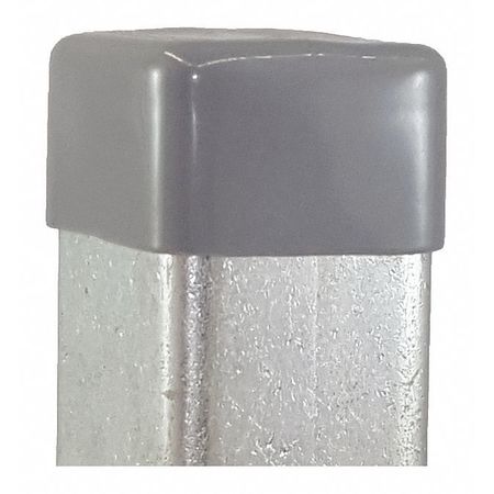VAST Safety End Cap, 1-5/8"X1-5/8", Grey, PK10 V800NEOCPGY-10