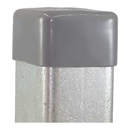 Vast Safety End Cap, 1-5/8"X1-5/8", Grey, PK25 V800NEOCPGY-25