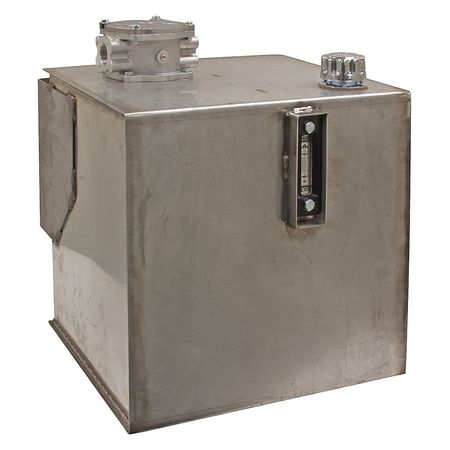 BUYERS PRODUCTS 30 Gallon Stainless Steel Bulkhead Hydraulic Reservoir With 10 Micron Filter SMR30SS10