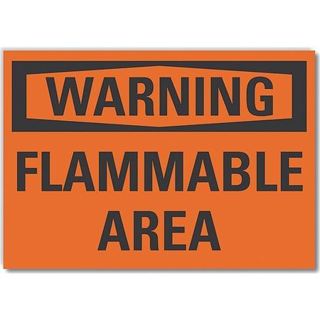 LYLE Warning Sign, 10 in H, 14 in W, Non-PVC Polymer, Horizontal Rectangle, English, LCU6-0085-ED_14x10 LCU6-0085-ED_14x10