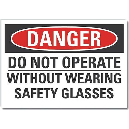 LYLE Decal, Danger Do Not Operate, 5 x 3.5" LCU4-0613-ND_5X3.5