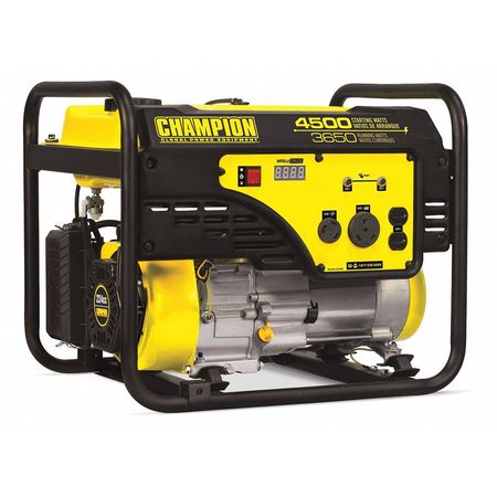 Champion Power Equipment Portable Generator, 3,650 W Rated, 4,500 W Surge, 30.4 A 100331