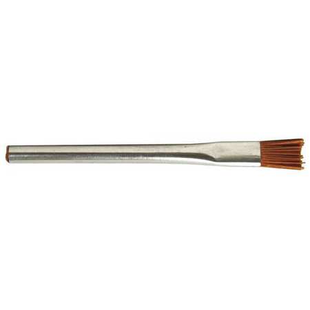 Schaefer Brush Fiberglass Flux, Glue, Dope Brush, Tin 10033