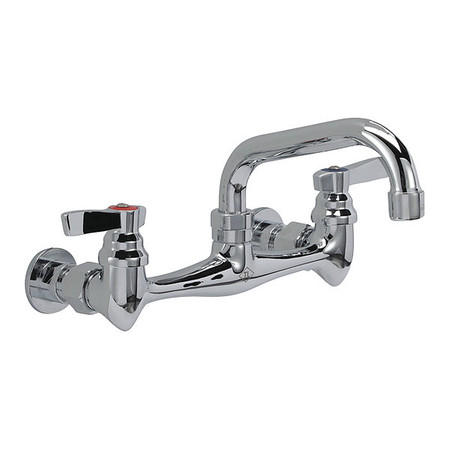COMPONENT HARDWARE 8" Mount, Commercial OC Wall Mount Faucet 8" with 10" Swivl S TLL13-8110-SE1Z