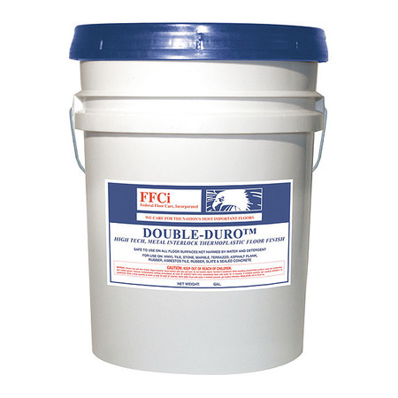 FEDERAL FLOOR CARE Dbl-Duro Clr Floor Sealer/Finish, 5 gal. 21597