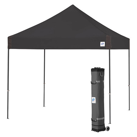 E-Z UP Vantage Shelter, 10x10 Ft., Gray Frame, Bla VG3SG10BK