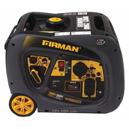 Firman Portable Generator, 3000 Rated, 3300 Surge, 30 A FGW03081