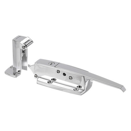 Component Hardware Polished CP Walk-In Door Latch Lock and W19-2000-C