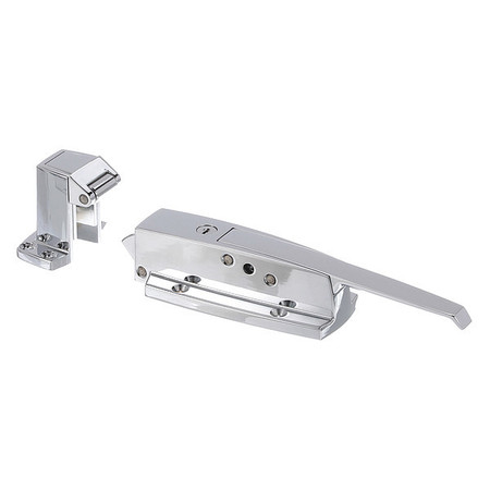 COMPONENT HARDWARE Polished CP HD Walk-In Cooler Latch Lock W38-1500-C